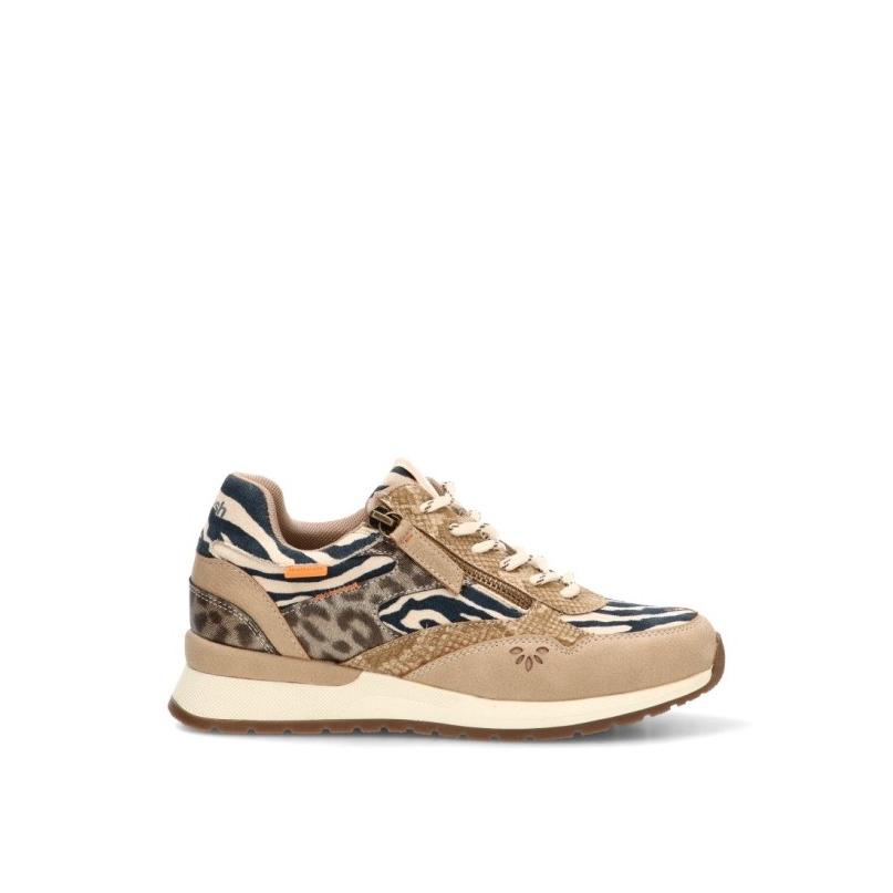Zapatillas Casual Refresh - Mujer - Suela Plana - Modelo 176219 - Color Beige