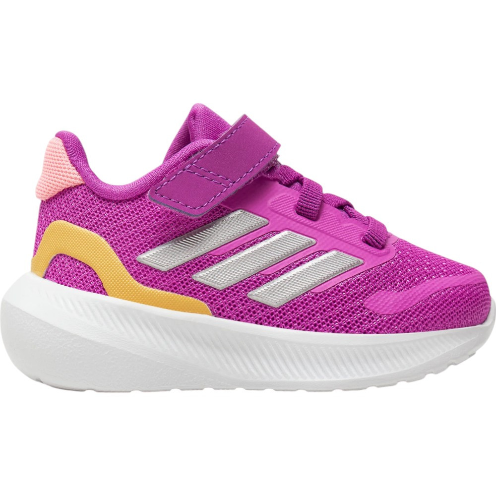 Zapatillas Adidas Funfalcon 5 El I Violeta Gris Silver Ie8601 Niño Niña