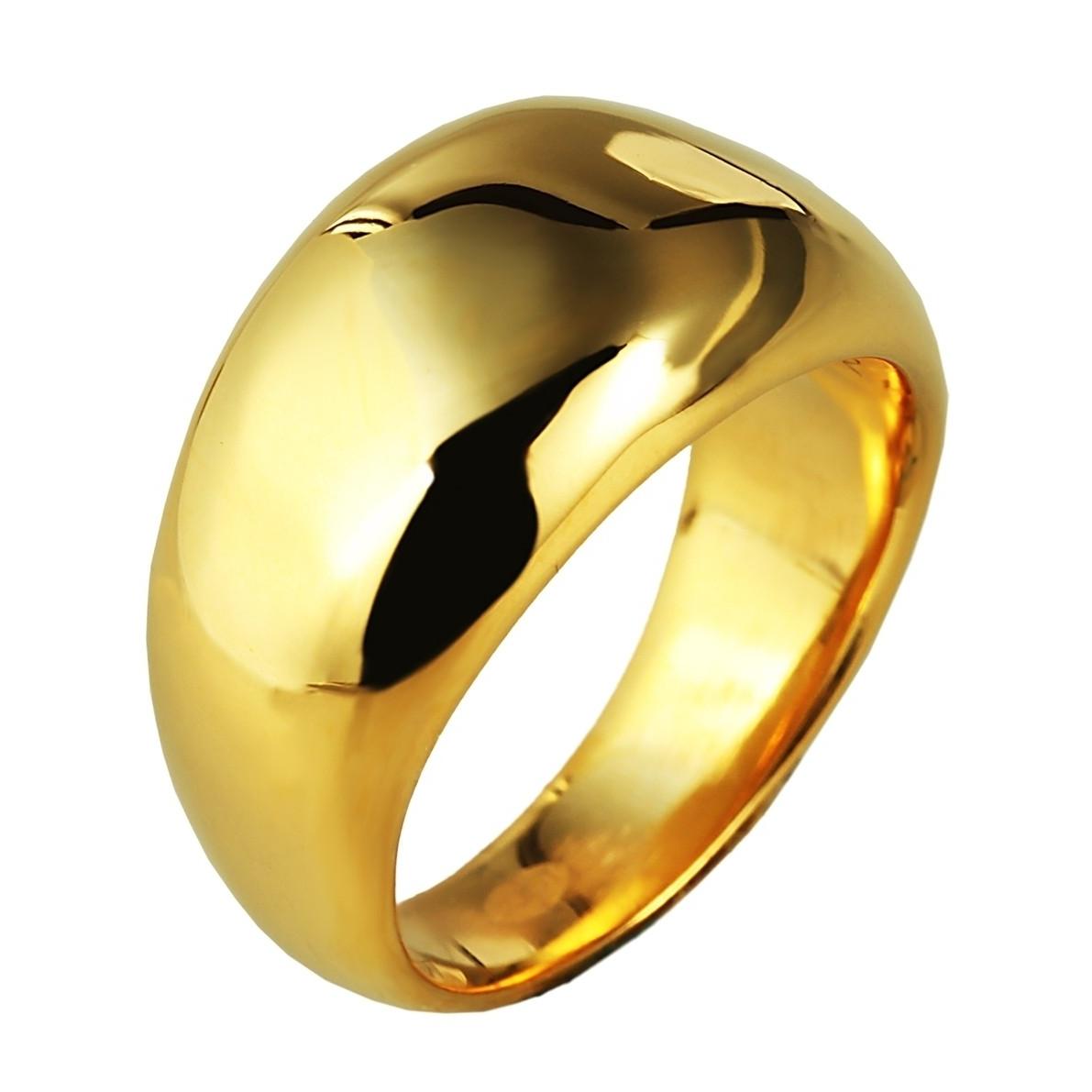 Just ® Anillo Lepa Dourado em Aço Inoxidável - 58