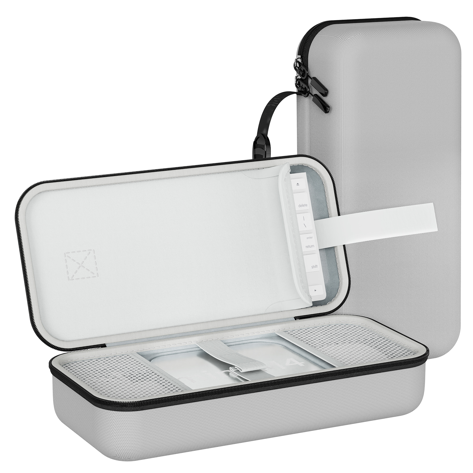 TK Estuche Portátil Para Apple Mac Mini M4/M4 pro Computadora Accesorios Organizador De Teclado Protector Caso Rígido Para Almacenamiento