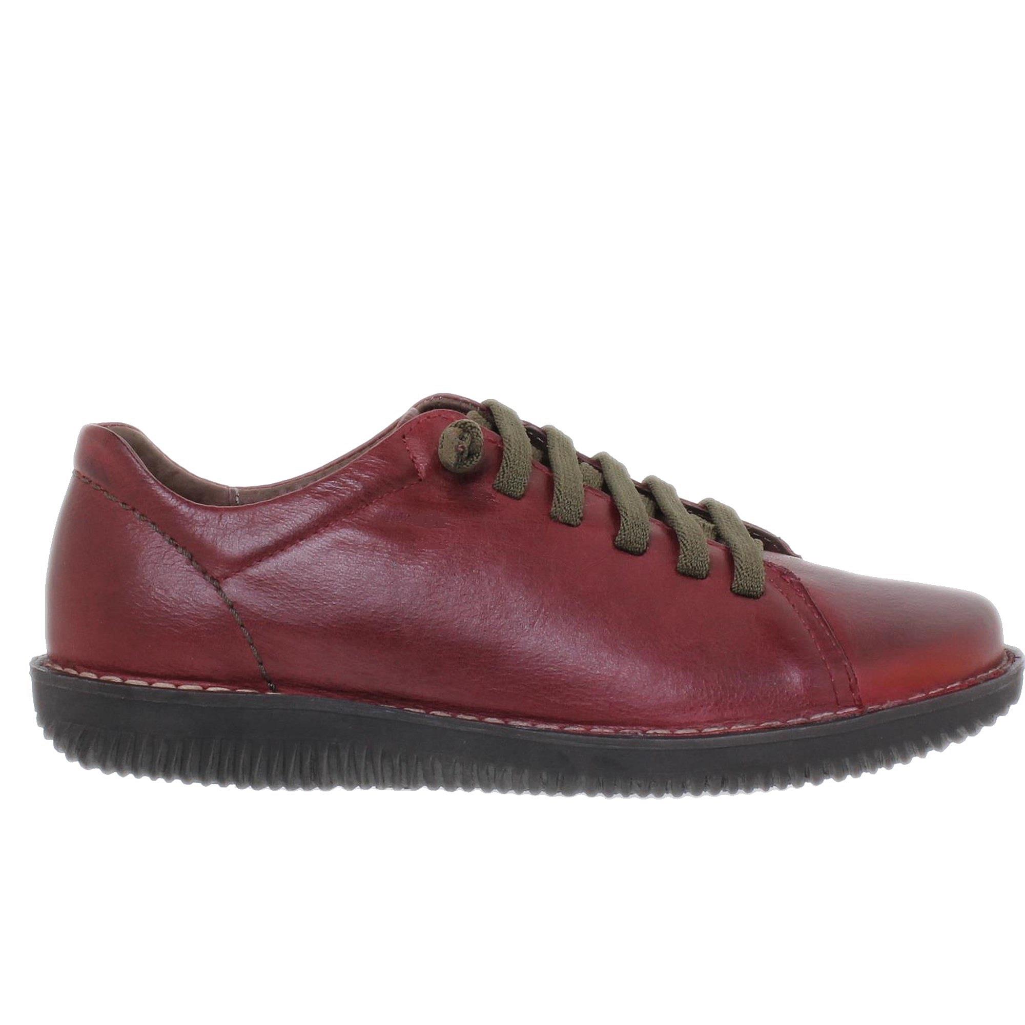 Zapato Casual Piel Mujer Burdeos - Boleta Shoes 200
