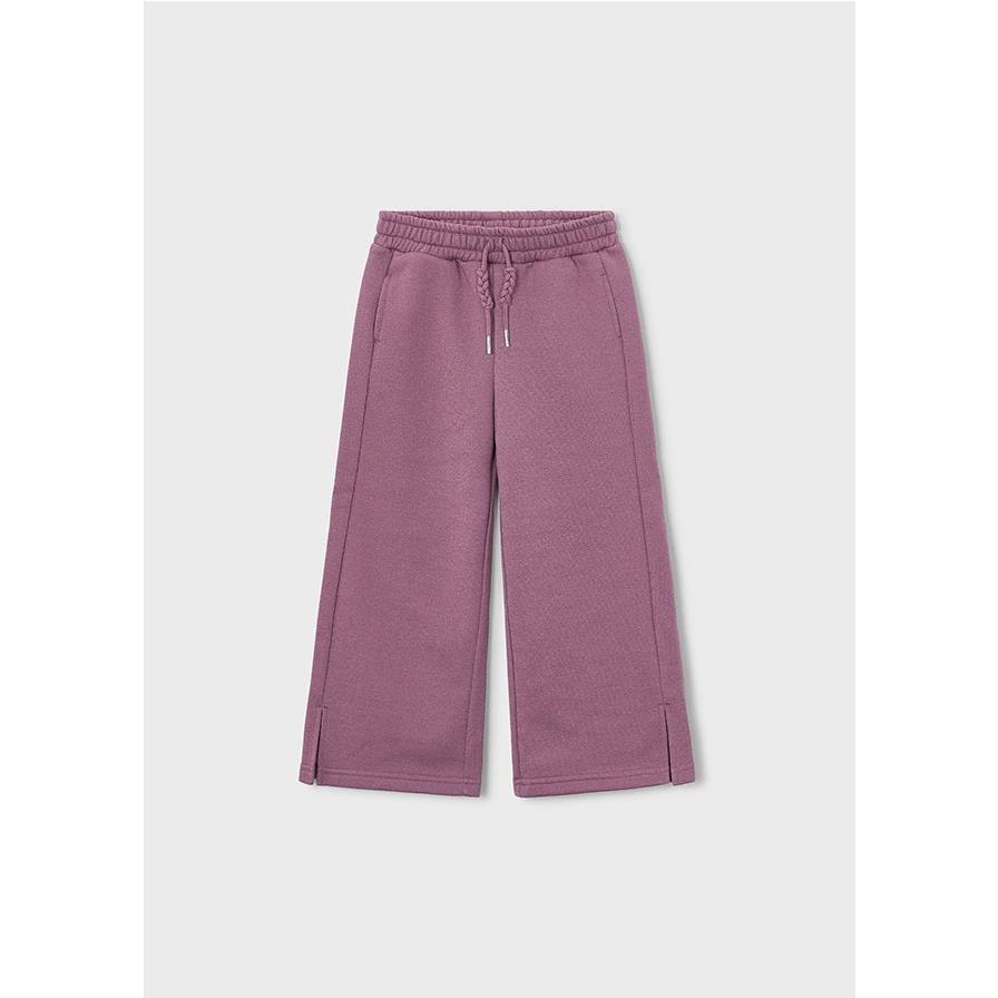 Mayoral - Pantalón largo de felpa para niña corte recto tejido suave ideal para uso diario en invierno