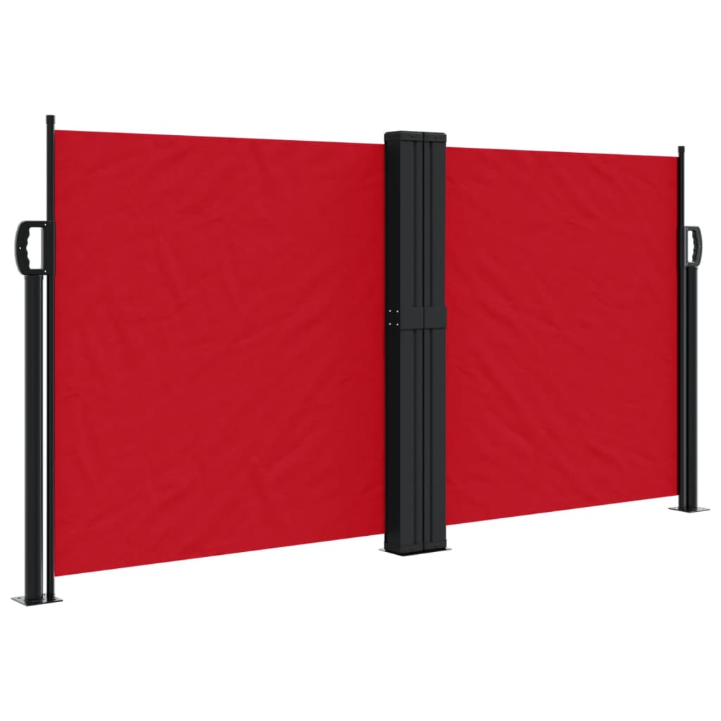 vidaXL Toldo lateral retráctil 120x1200 cm Color Negro, Crema, Azul