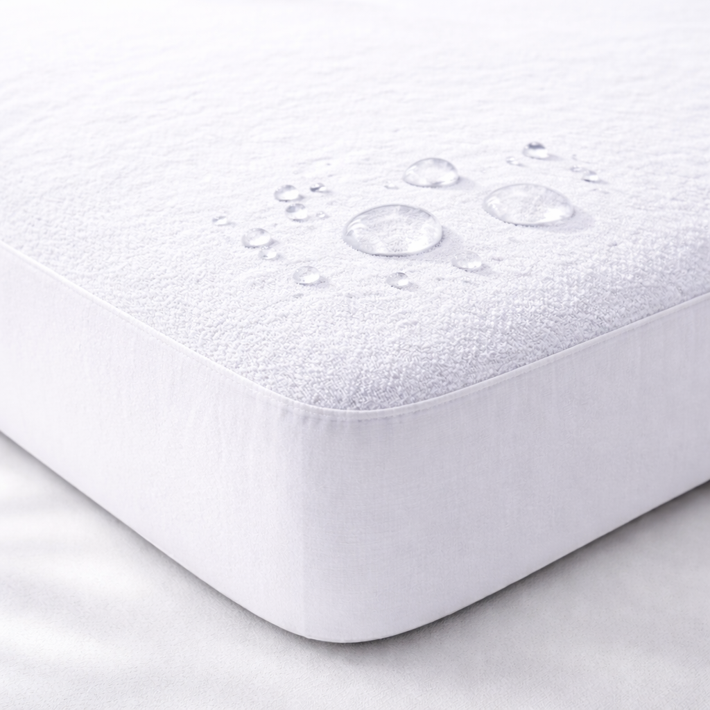 D'A GAMA HOME COLLECTION S.L. Protector de Colchón D'A GAMA HOME COLLECTION MODELO AIRE Impermeable y Transpirable Rizo Microfibra Largo 190 Alto 200 28 Cm