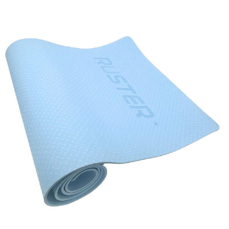 RUSTER Esterilla Yoga TPE Antideslizante - Colchoneta Deportiva Resistente al Agua con Textura de Alta Durabilidad para Ejercicios y Entrenamiento - Dimensiones 183 x 61 x 0,6cm