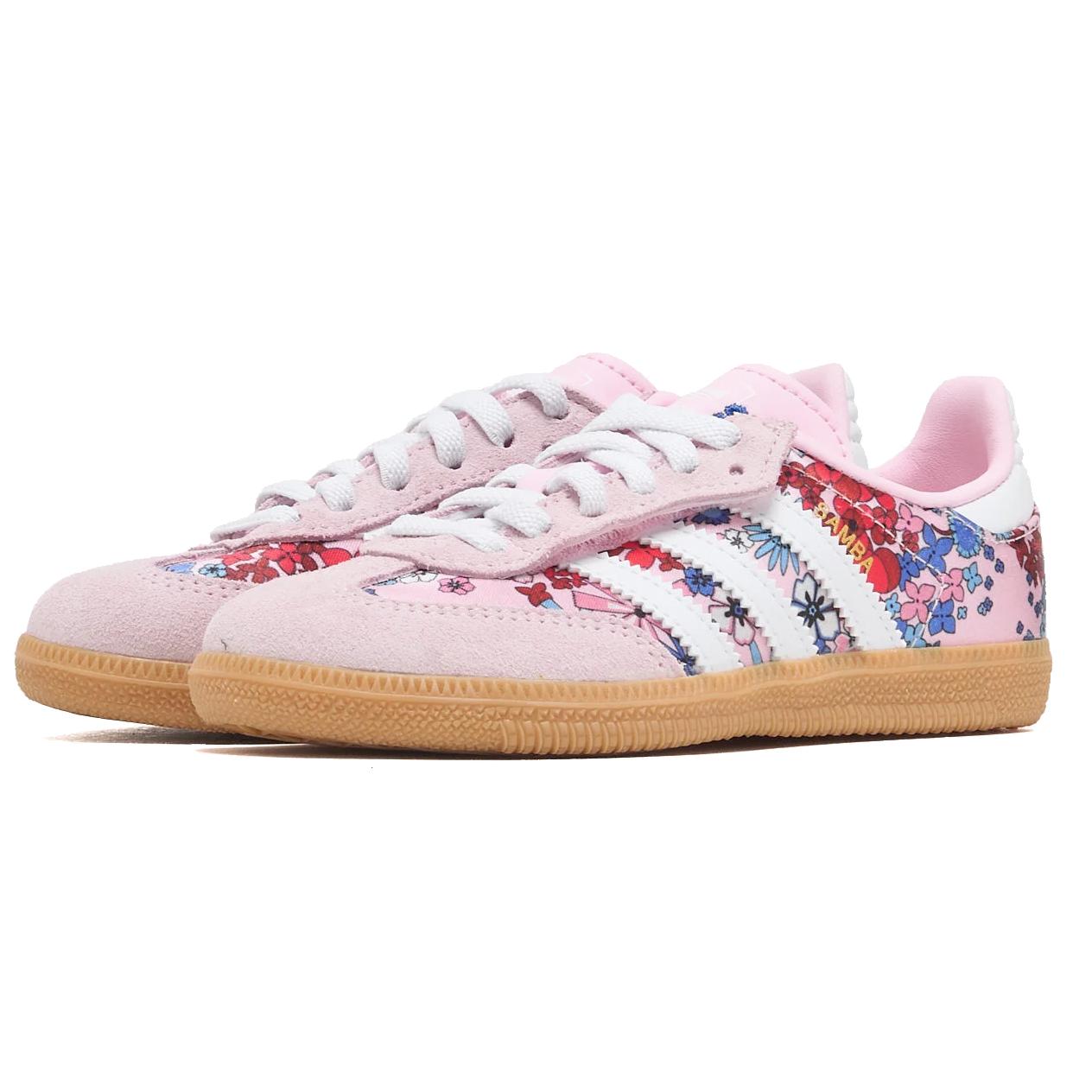 Adidas Samba OG Junior X Liberty London Clear Pink, Cloud White & Gum