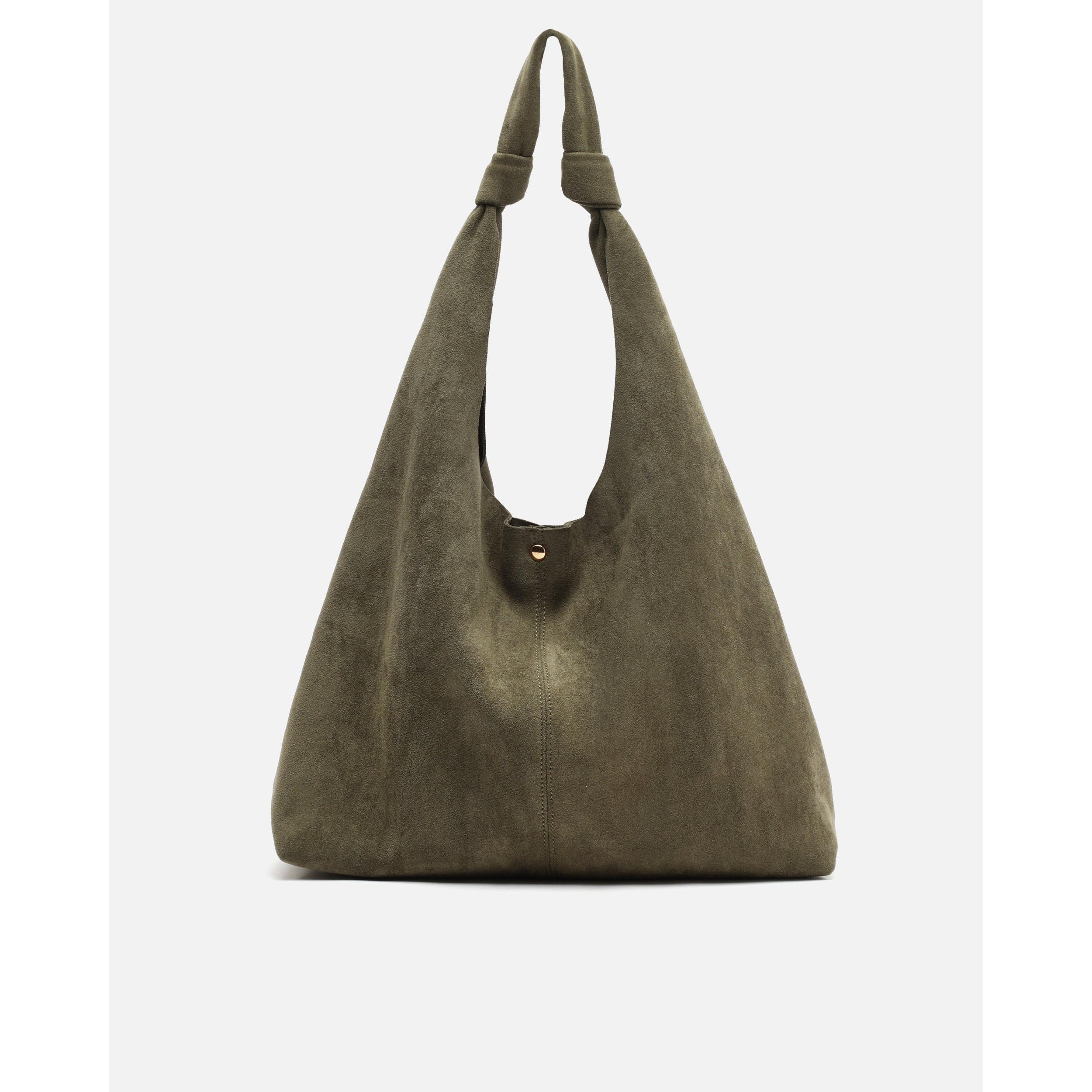 Misako Pologi-1 bolso hobo grande efecto ante con neceser extraíble Bolsos Mujer