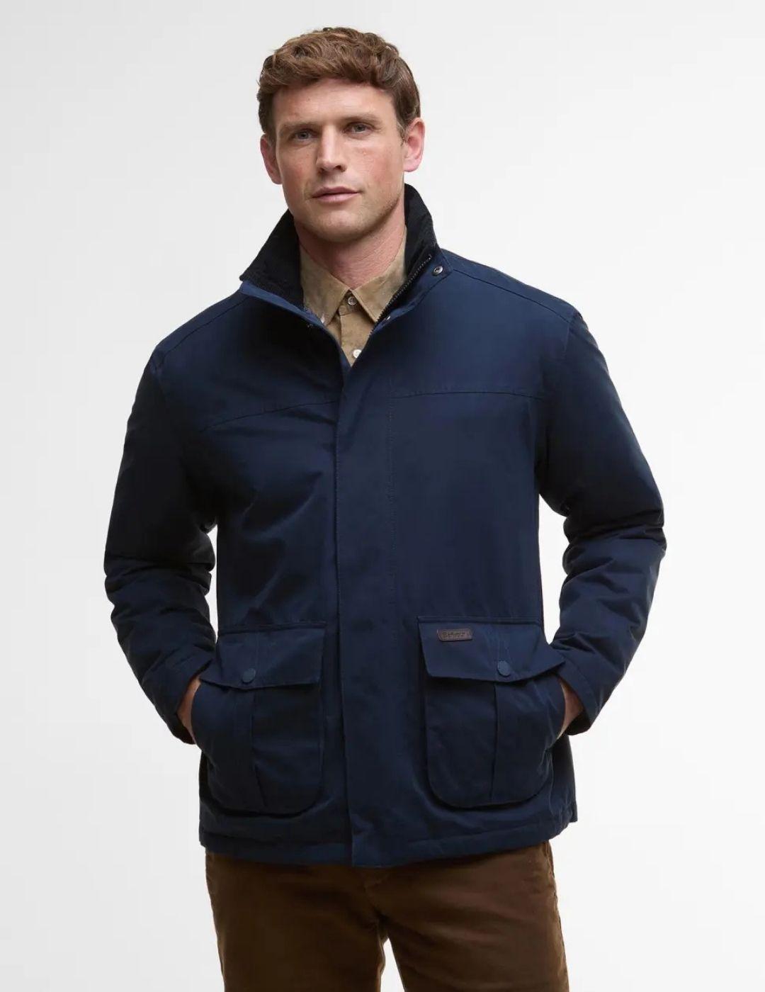 Parka Barbour impermeable Sander Marino Hombre