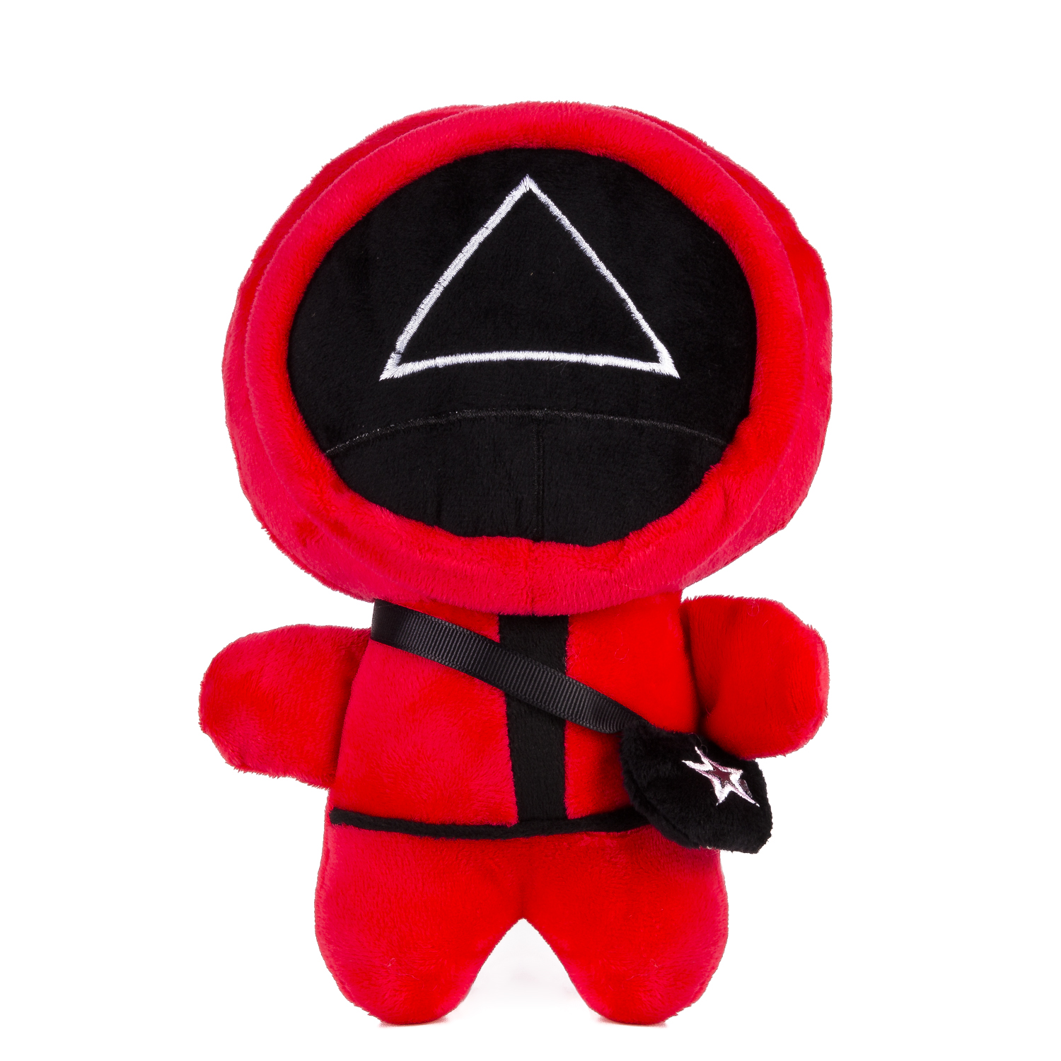 DAM. Peluche felpa premium 23 cms. Squid Vigilante Triángulo. 14x8x23cm.