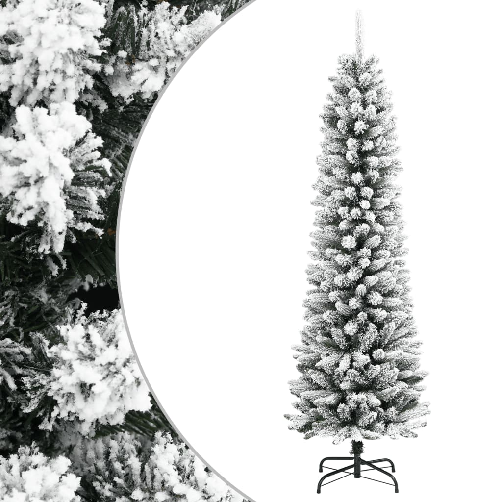 Vidaxl Árbol de Navidad Artificial con Nieve Decoración Navideña Adorno Festivo Multitalla
