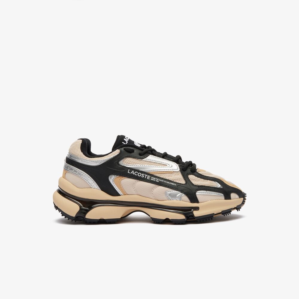 Zapatillas Beige-Negro Lacoste L003 2K24