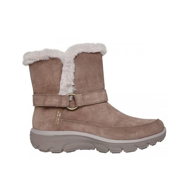 Bota Mujer Slip Ins Skechers 168045 Taupe