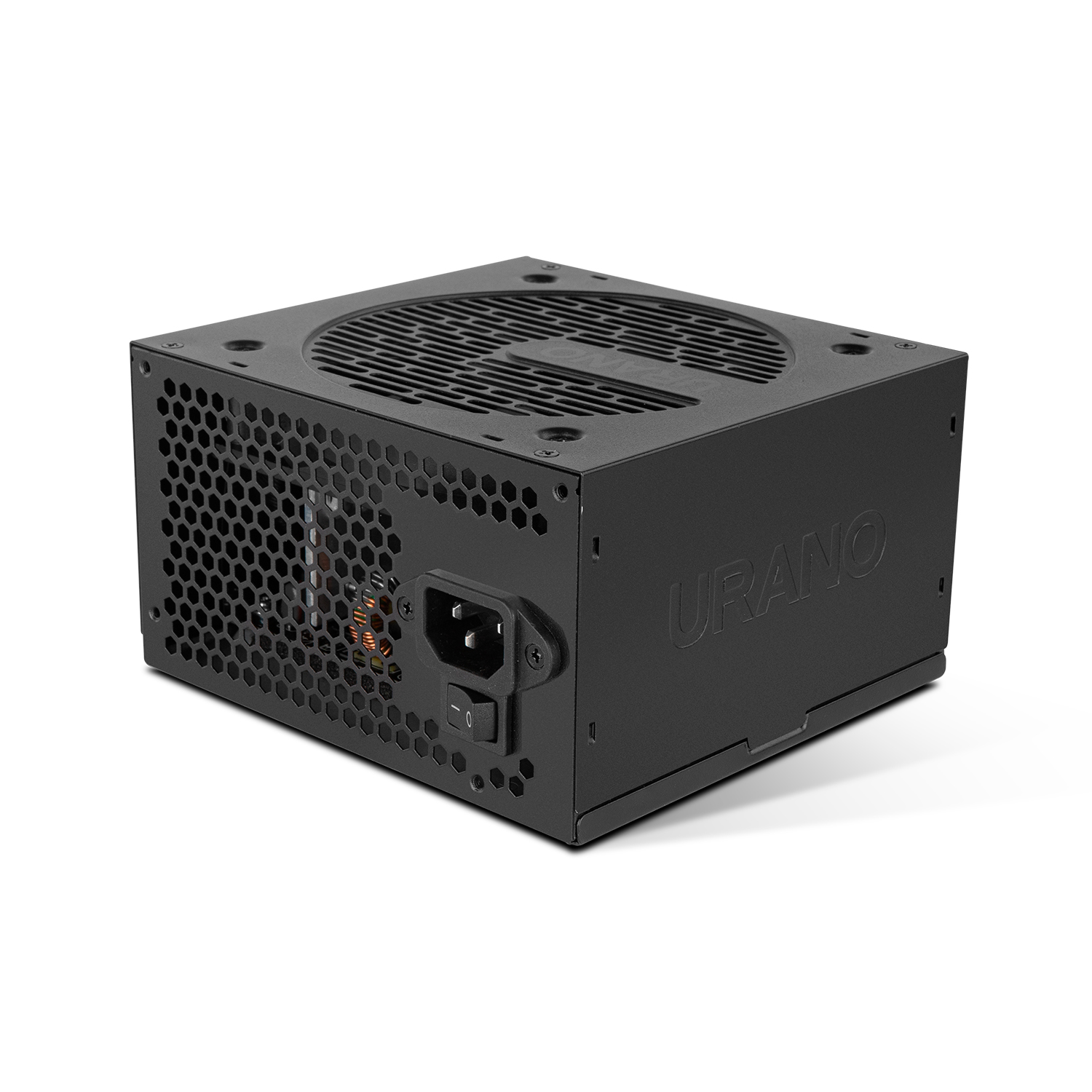 NOX URANO Pro 550W Bronze - Fuente de alimentación 550W, Certificado 80 Plus Bronze, ATX MB, SATA, EPS, PCIE, 12V, Molex, Ventilador 120mm PWN, Autovoltaje (100-240V), Negro.