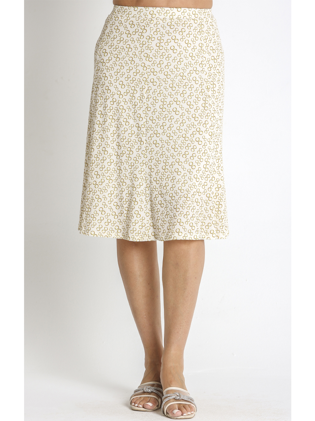 3600360 FALDA PUNTO ESTAMPADO PES. RECICLADO