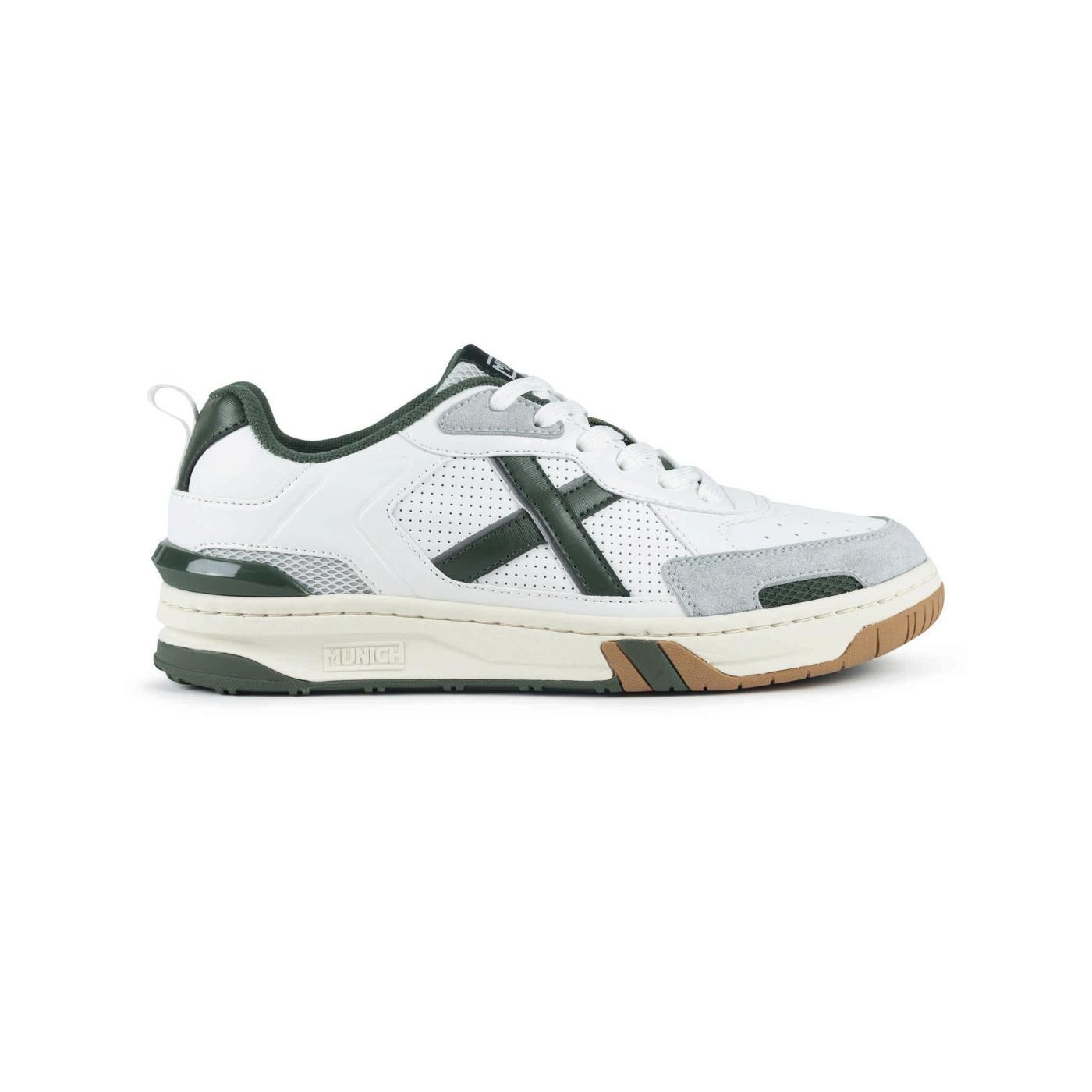 Zapatillas munich pivot 04 blanco verde de hombre.