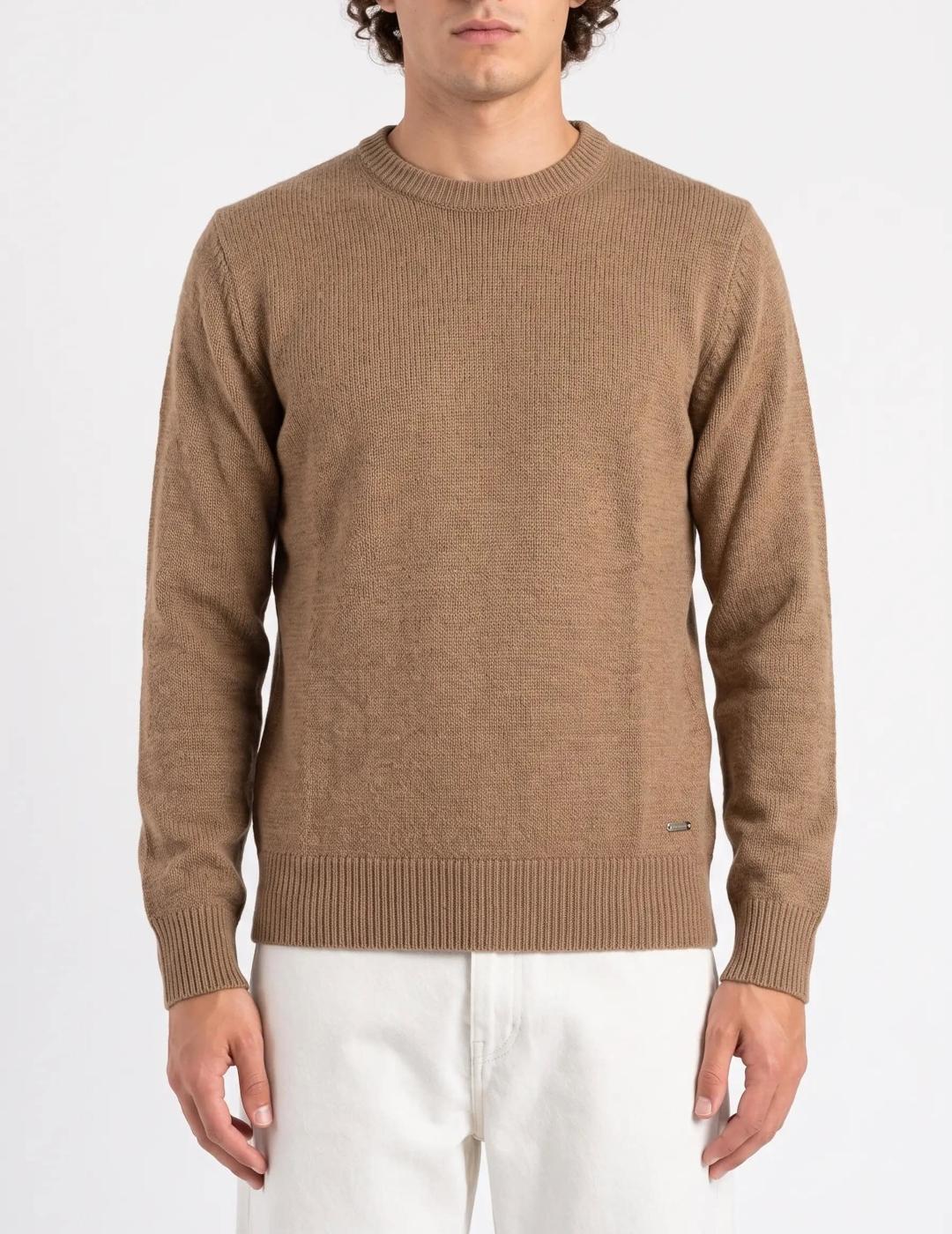 GIANNI LUPO JERSEY PUNTO GORDO MARRÓN