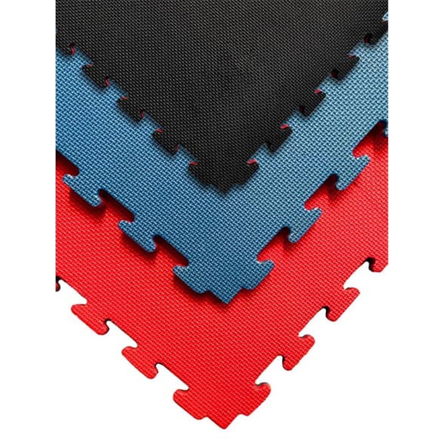 JARDIN202 - 1x1m| Esterilla Reversible Antideslizante | Suelo para gimnasios y Judo | Con Bordes