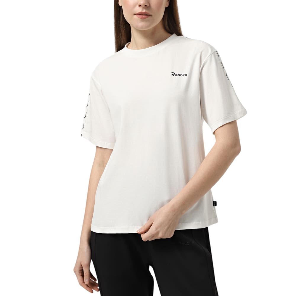 Camiseta de Mujer Radder Petal - Tejido suave compuesto por un 95 % de algodón y un 5 % de elastano, comodidad y libertad de movimiento