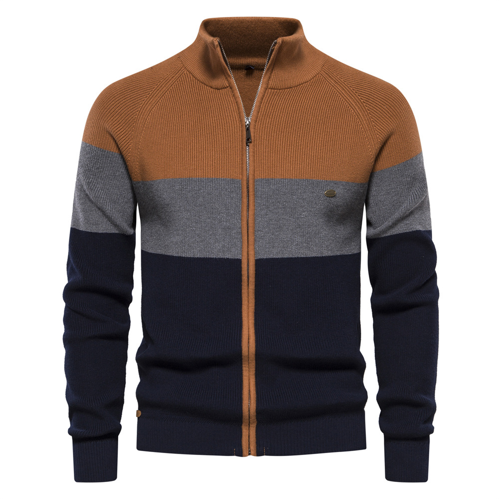 TK Chaqueta de punto para hombre, ideal para otoño e invierno.