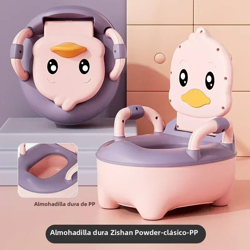 CA Asiento De Instrucción En El Baño Para Niños Con Protección Cintura Y Manos De DUCK Tipo Concha Armrest Supplies Para Bebés