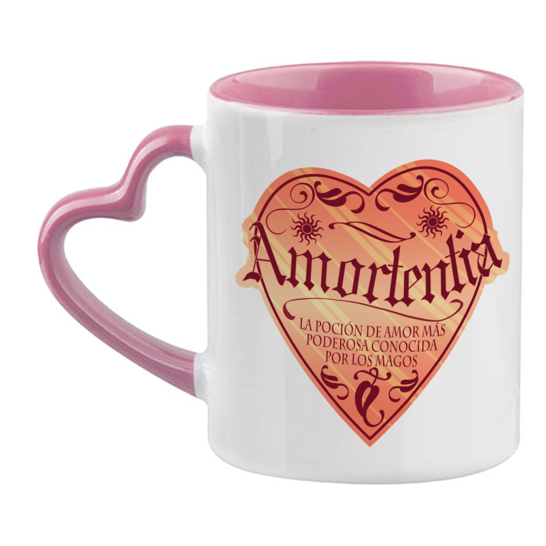 AKARURE - Taza asa corazón poción “Amortentia” – Regalo Original para Parejas, Aniversario y San Valentín