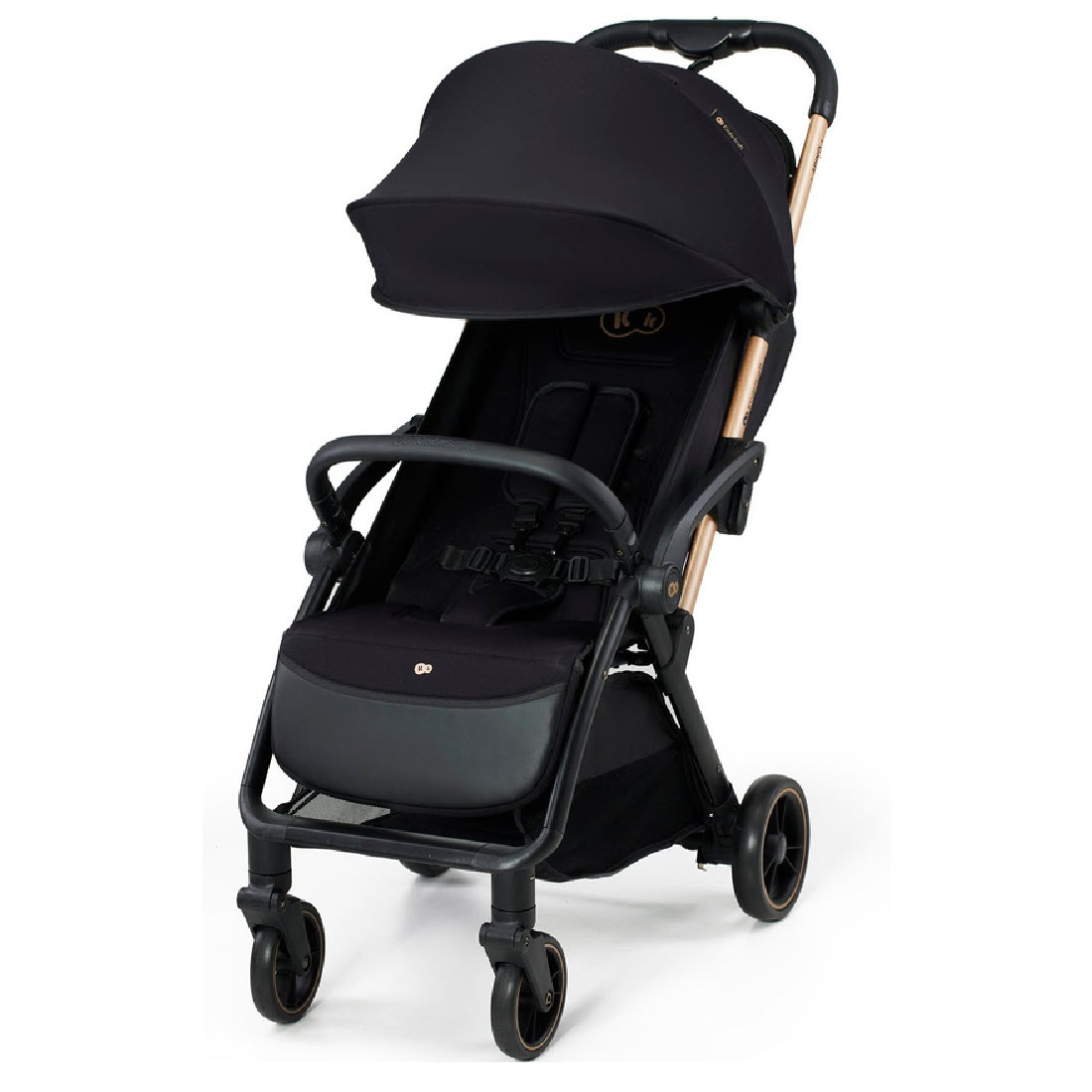 Silla De Paseo Ligera Apino De Kinderkraft Con Plegado Automatico Beige / Gris/ Negra