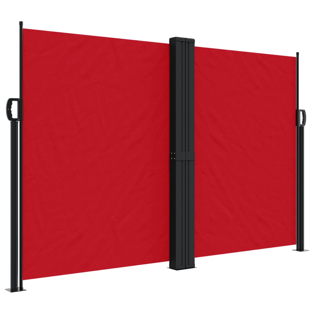 vidaXL Toldo lateral retráctil 160x1000 cm Color Negro, Crema, Azul