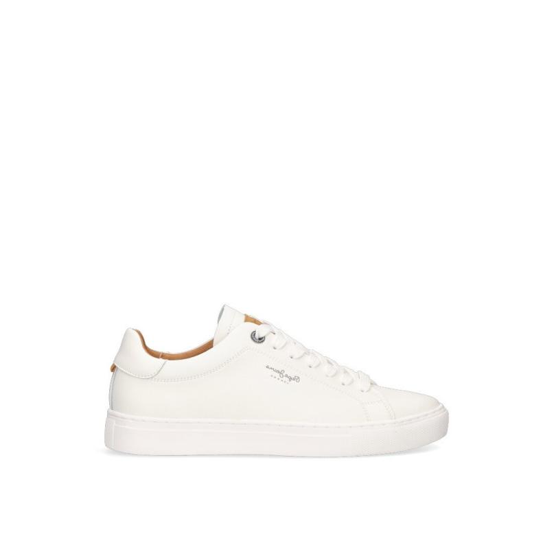 Zapatillas Casual Pepe Jeans - Hombre - Suela Plana - Modelo Pms30840 - Color Blanco