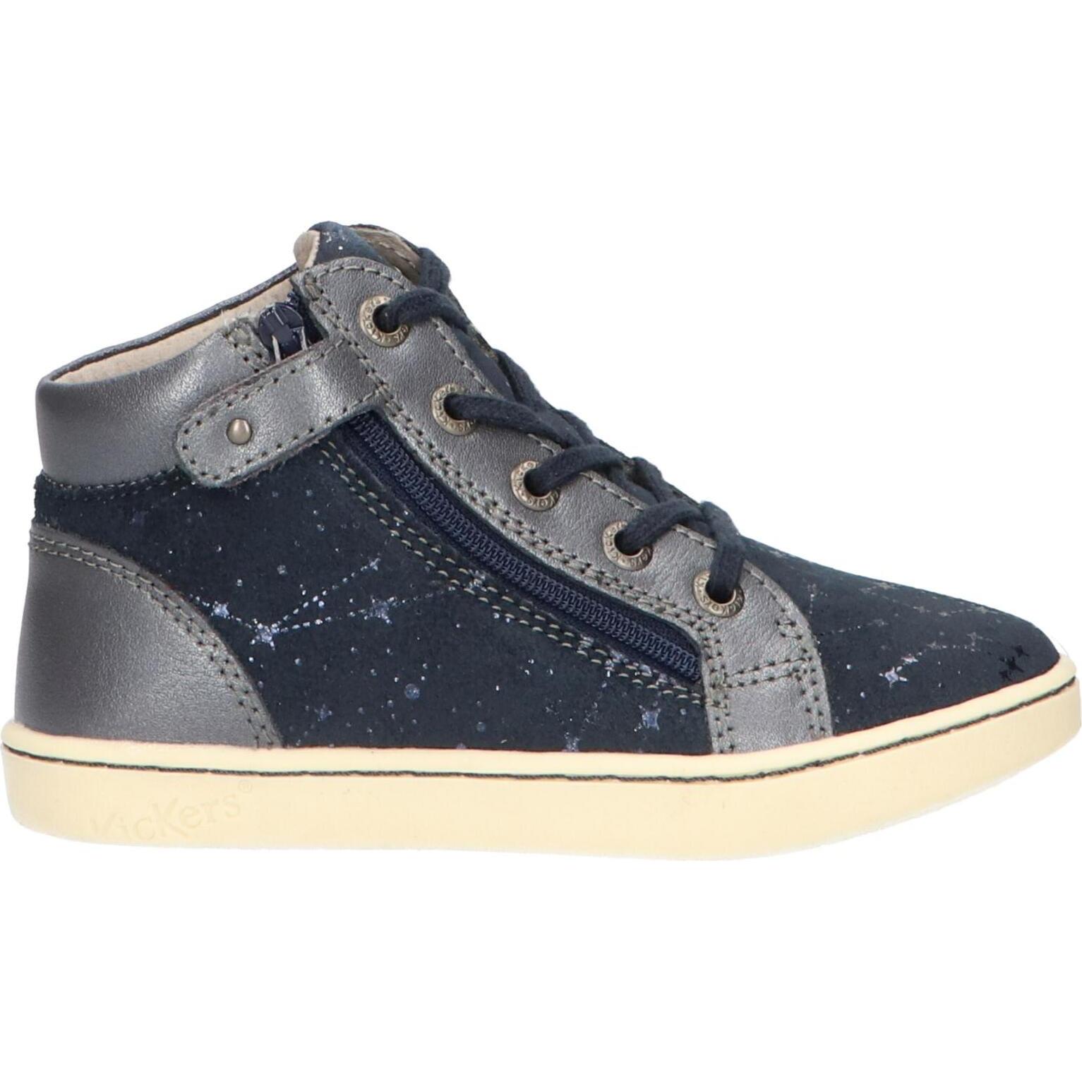 Deportivas de Niña KICKERS 572061-10 LYLUBY 10 MARINE | Plantilla Acolchada