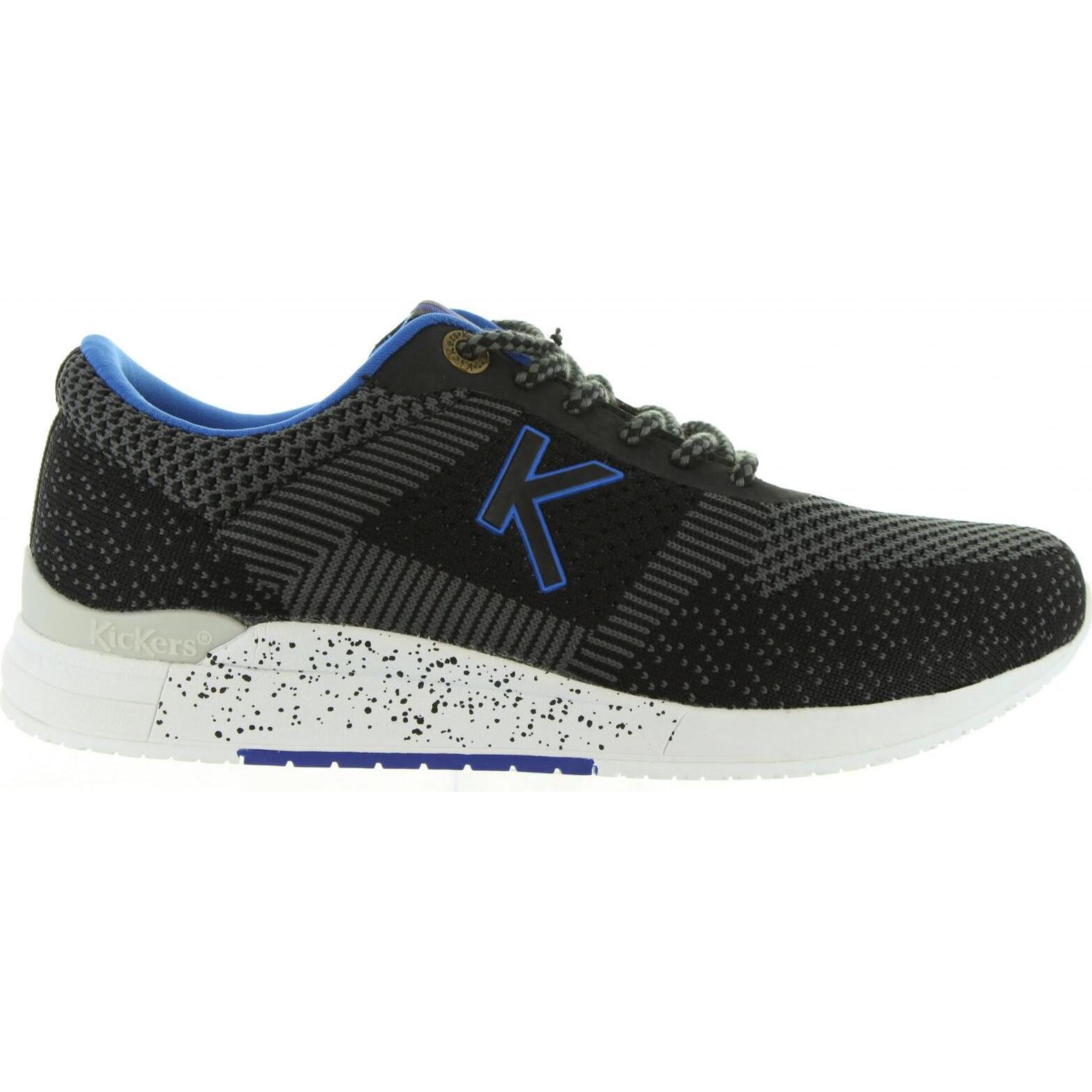 KICKERS 522010-30 KNITWEAR 83 NOIR GRAY Sneakers for Women and Girls and Boys