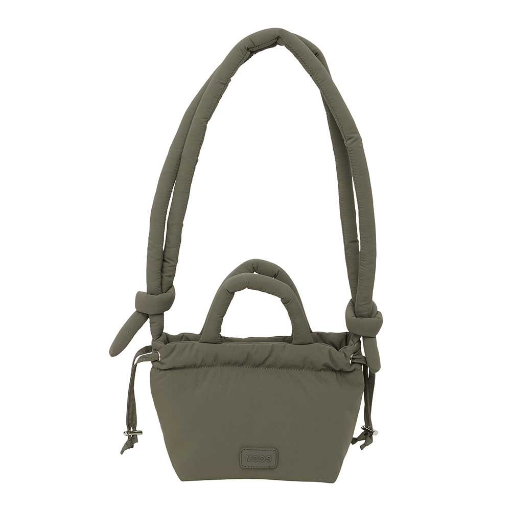 SAFTA | Bolso Shopper Acolchado Moos Cápsula, Beige, Cierre con Imán y Cordones, Bolsillo Interior con Cremallera, Asas Acolchadas, Ligero y Resistente, Uso Diario