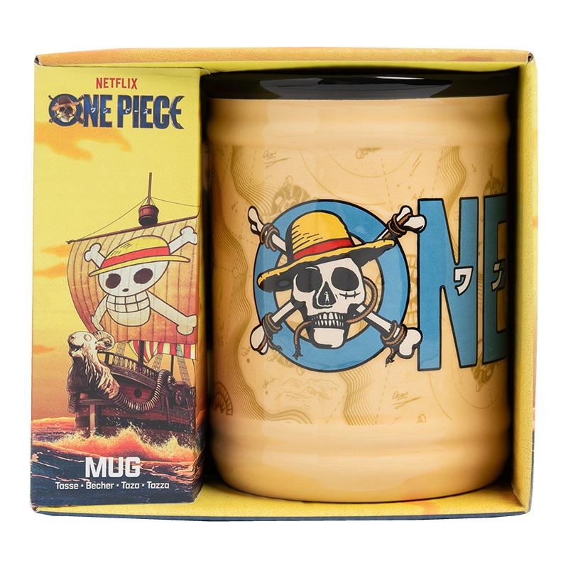 Taza de cerámica de One Piece - Decoración Pirata - Taza de cerámica oficial One Piece de 350 ml