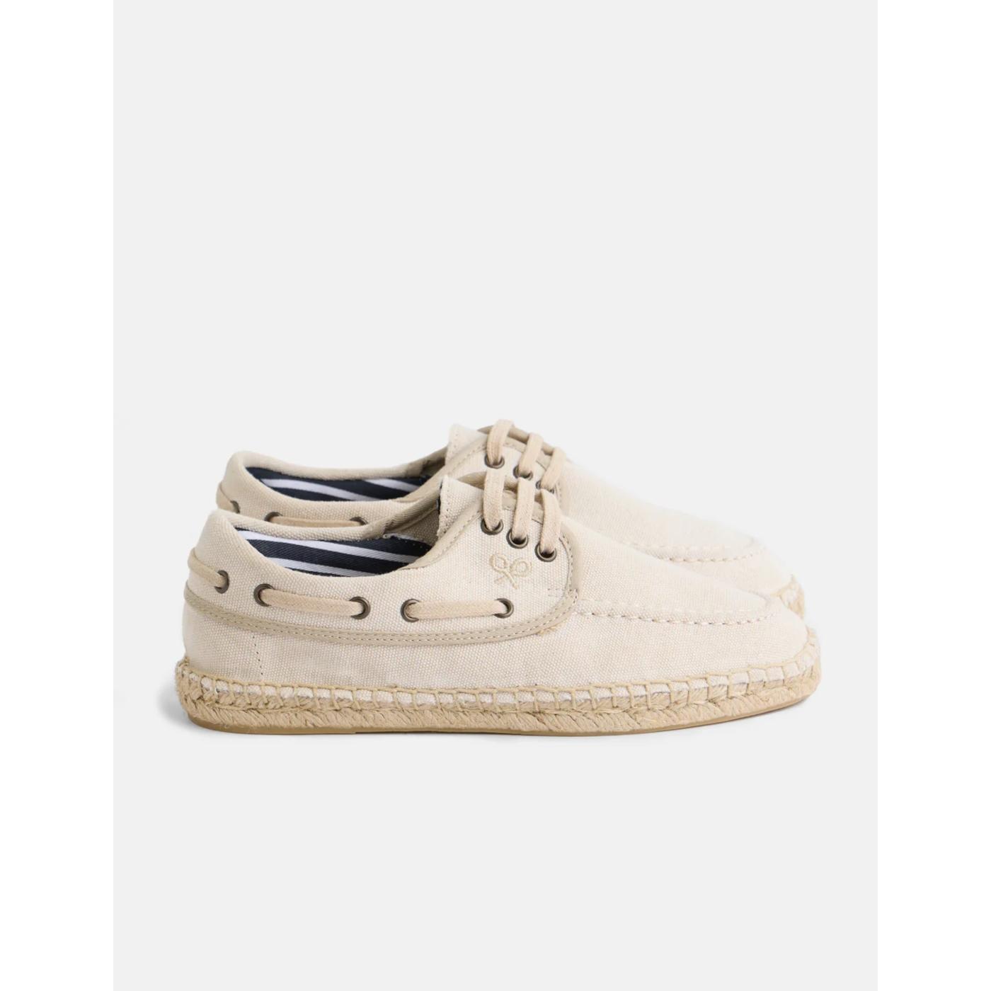 SILBON ALPARGATA NAUTICO BEIGE