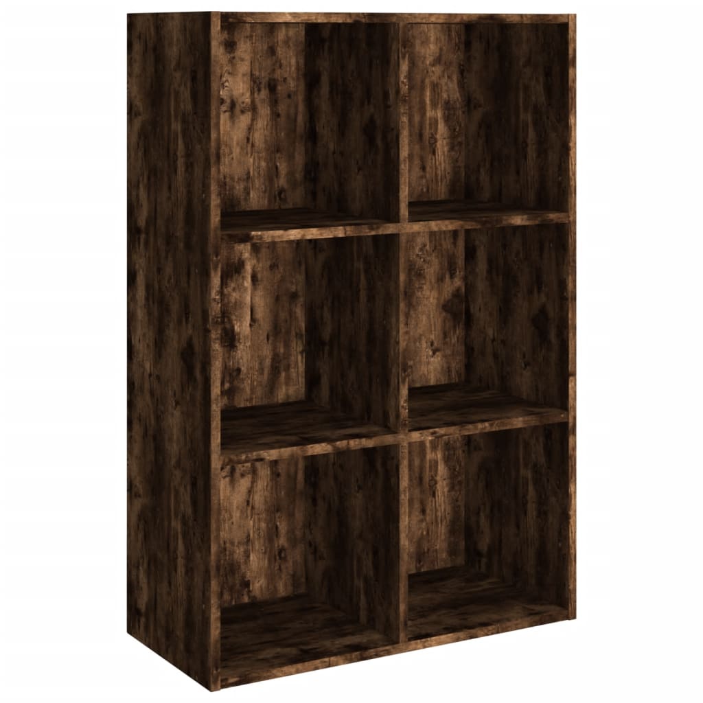 Vidaxl Estantería/aparador Madera Contrachapada 66x30x98cm Blanco Negro Roble Sonoma