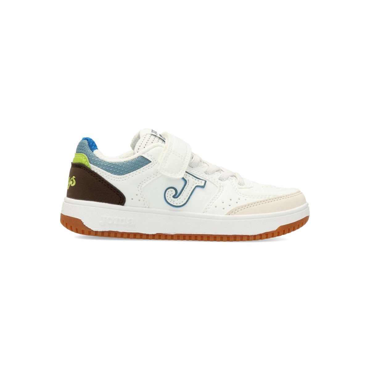Joma - Zapatillas deportivas Flexy JR para niño y niña, con corte de piel sintética resistente y suela de caucho ligera y muy resistente