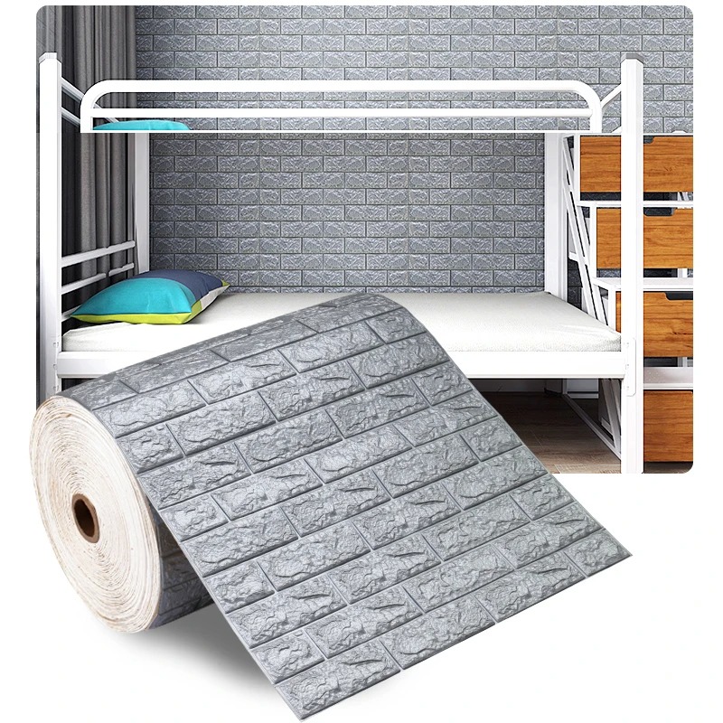 TK Pegatina De Pared 3D De Bloques Moderna 70cm*1m Autoadhesiva Impermeable Para Decoración De Sala De Estar Estilo Clásico Material PVC