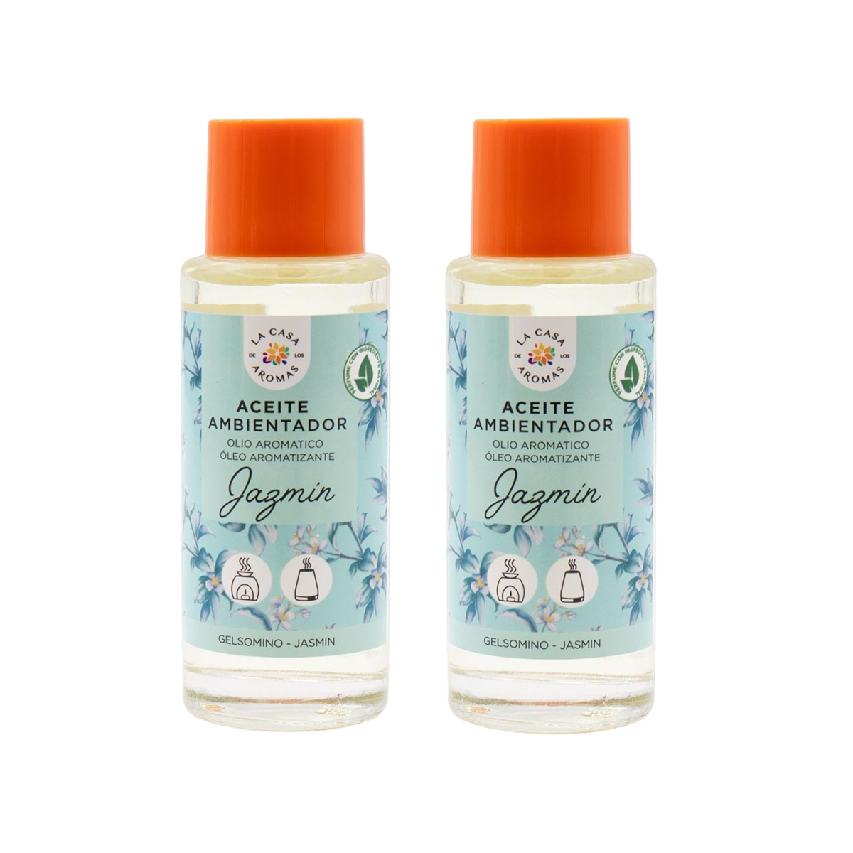 La Casa de los Aromas - 2x Aceite Esencial Ambientador Frutos rojos 55 ml quemador de esencia para el hogar, diferentes olores, 2 unds