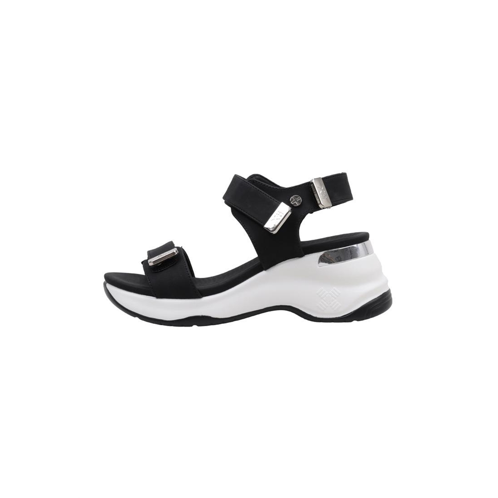 Xti Sandalias Mujer Negro Tacón 7 Cm