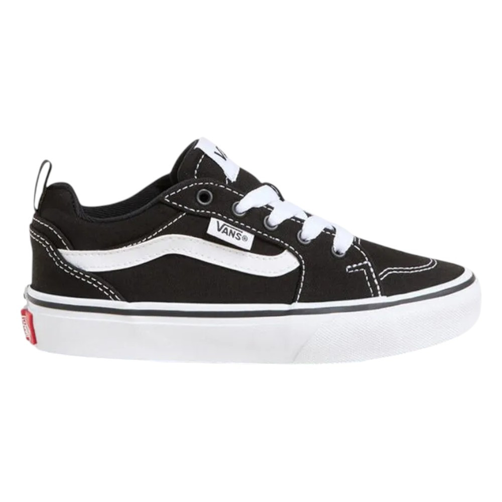 Zapatillas Vans Filmore Canvas Negro Blancas Vn000Cwwba21 Casual Niño Niña