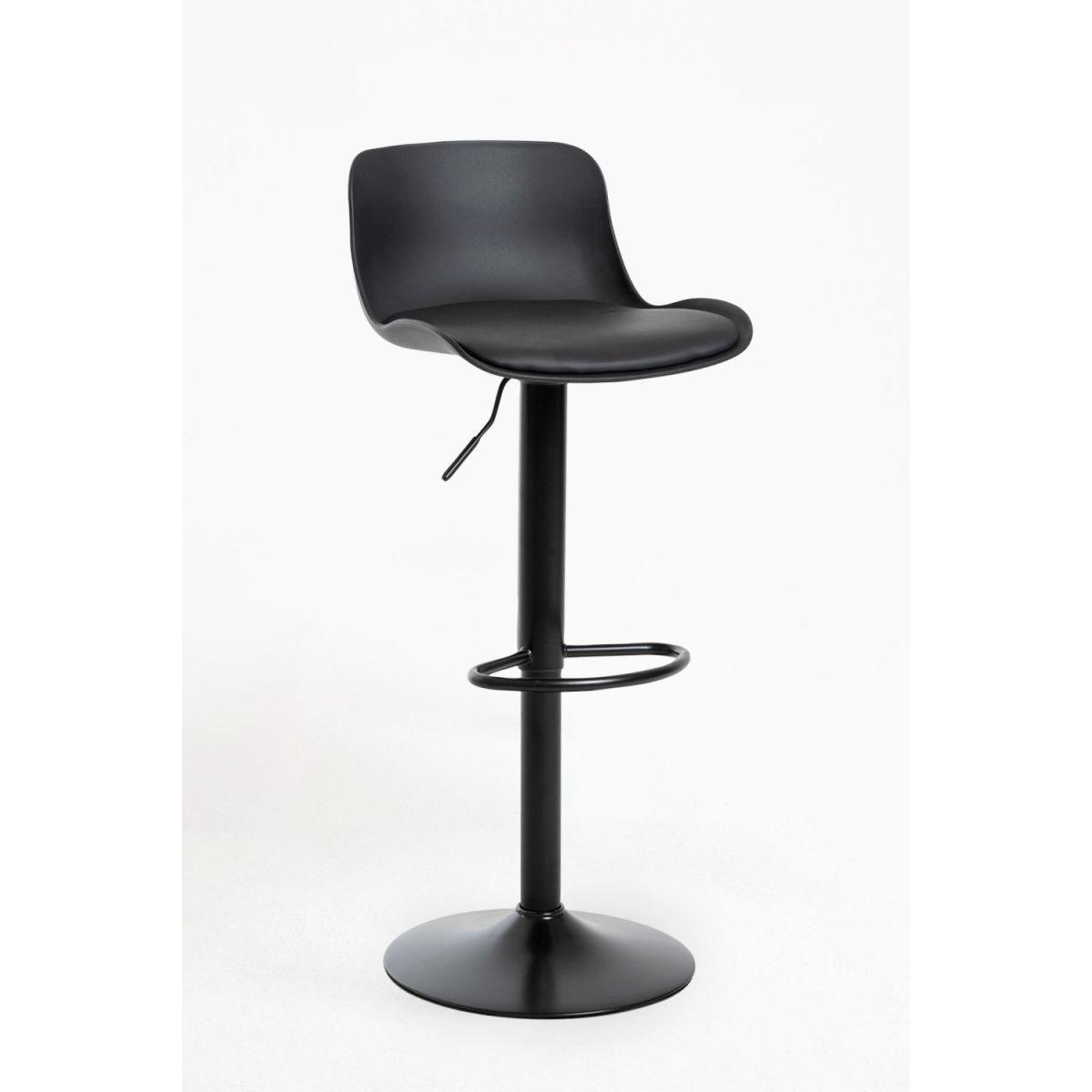Regalos Miguel - Taburetes Cocina - Taburete Delvo - Negro