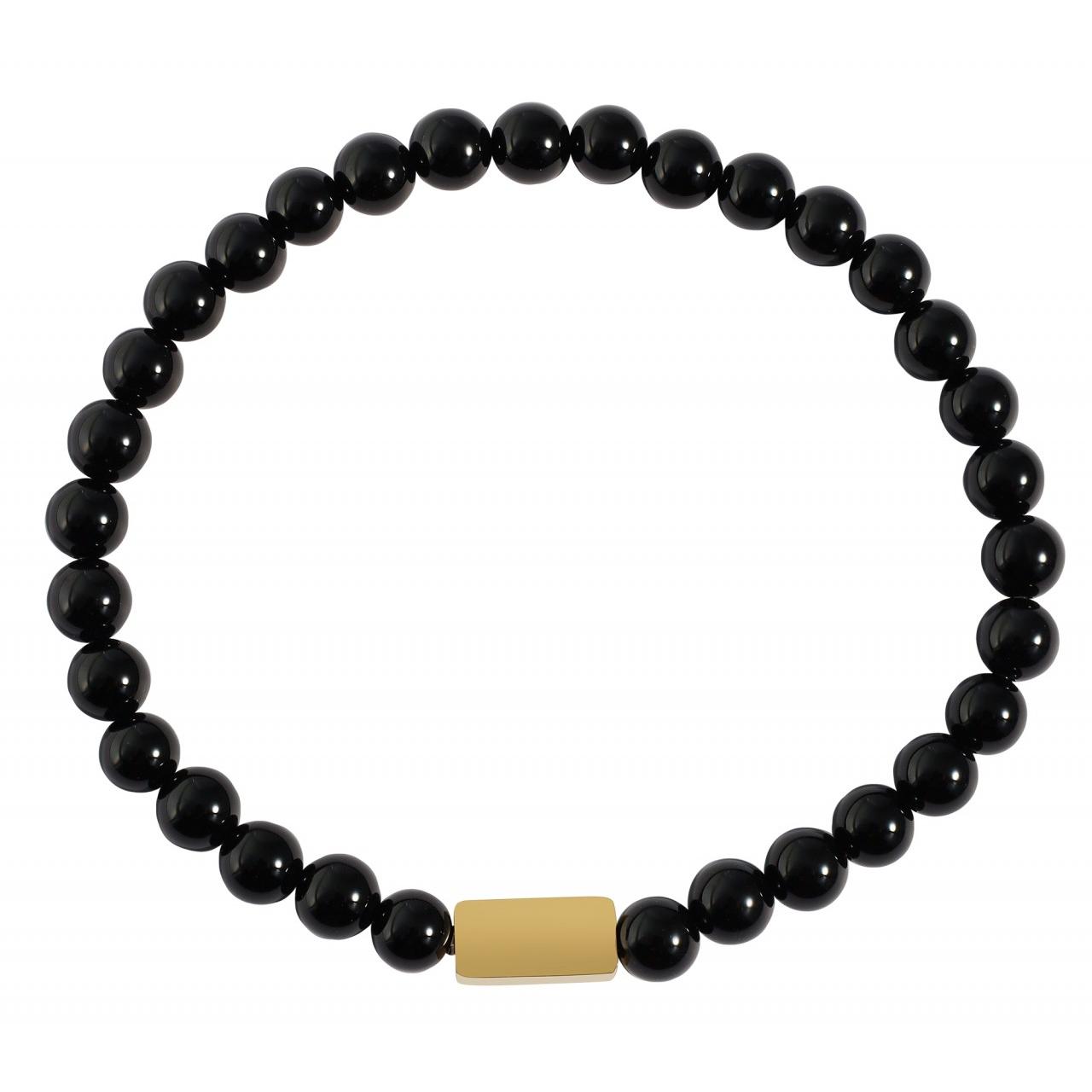 Akzent® Pulsera em Pedras Naturais e Aço Inoxidável - 0576