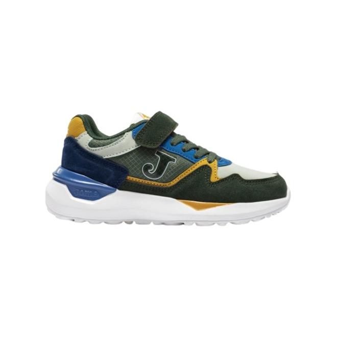 Zapatillas Niño Joma J3080 Verde: Comodidad y Resistencia, Ajuste Rápido con Cierre Adherente, Amortiguación Suave