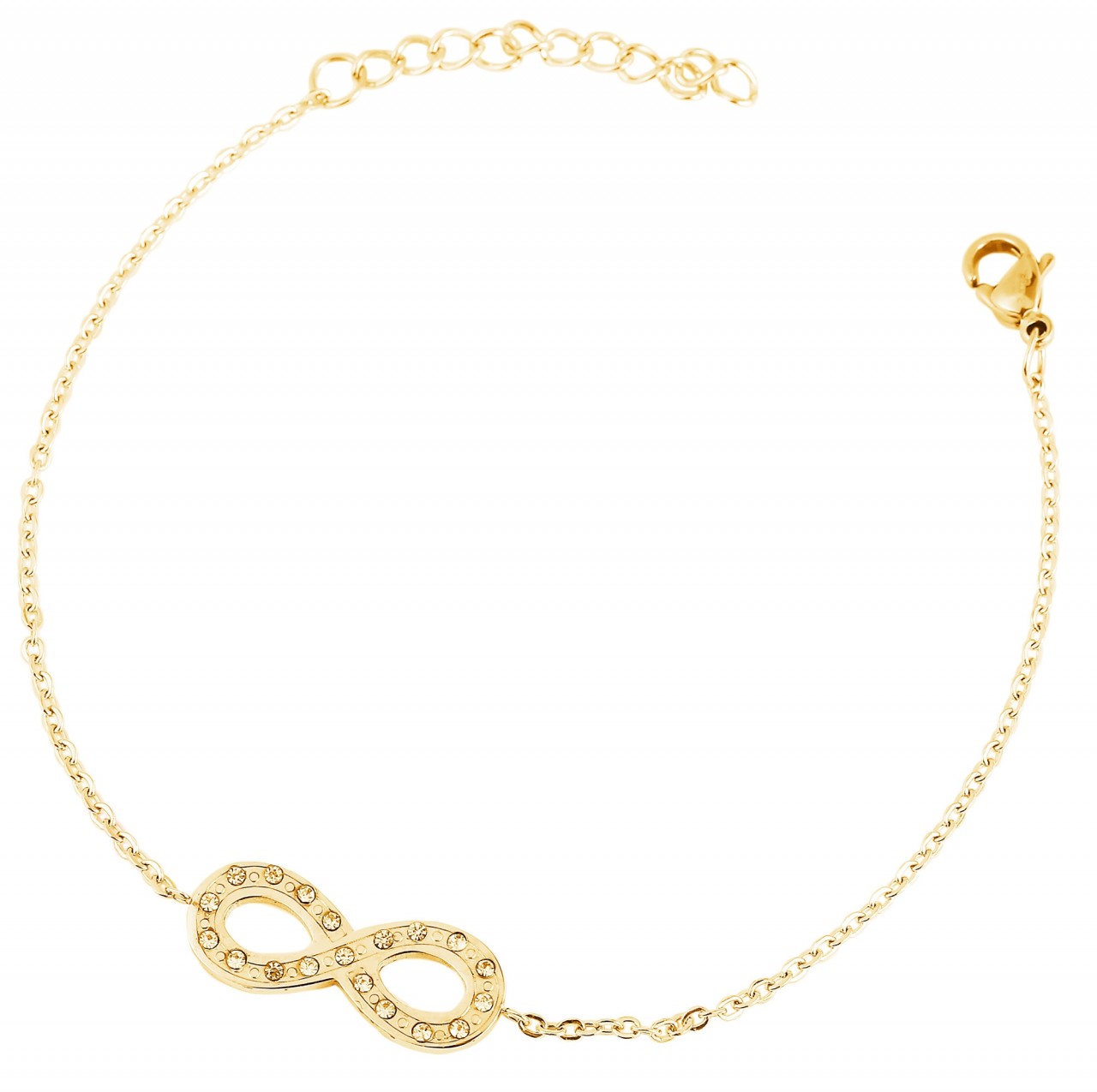 Akzent® Pulsera Infinito em Aço Inoxidável