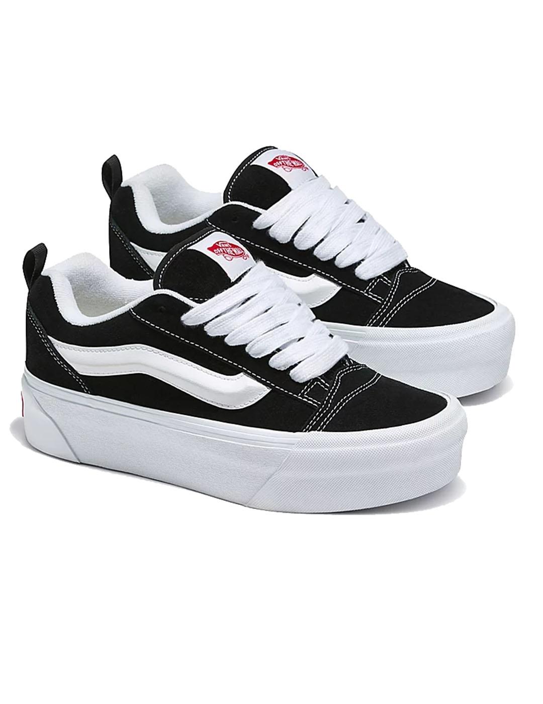 Zapatilla Mujer Vans Knu Stack Negra con Plataforma