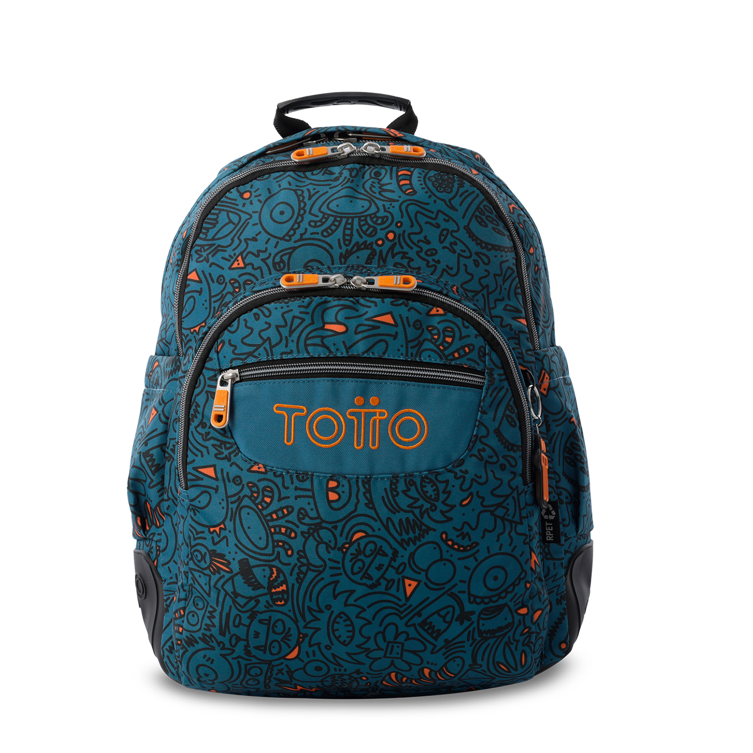 Totto Mochila escolar Rayol Glitter Material: Poliéster reciclado 33 x44 x 13.5 cm