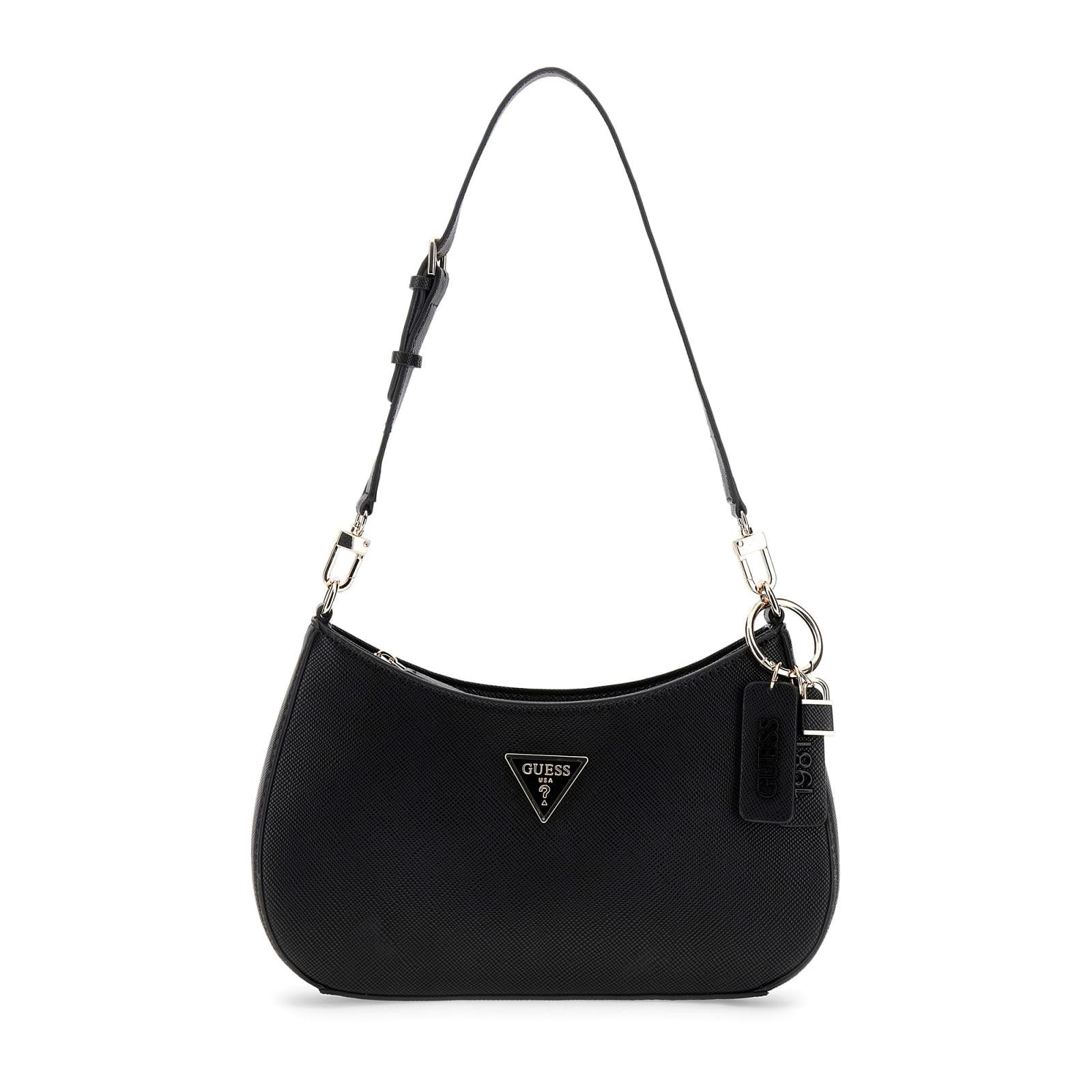 Bolso Guess Noelle II Top Zip Shoulder Negro HWZG9672180-BLACK