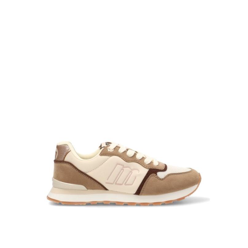 Zapatillas Casual Mustang - Mujer - Suela Plana - Modelo 60441 - Color Marron