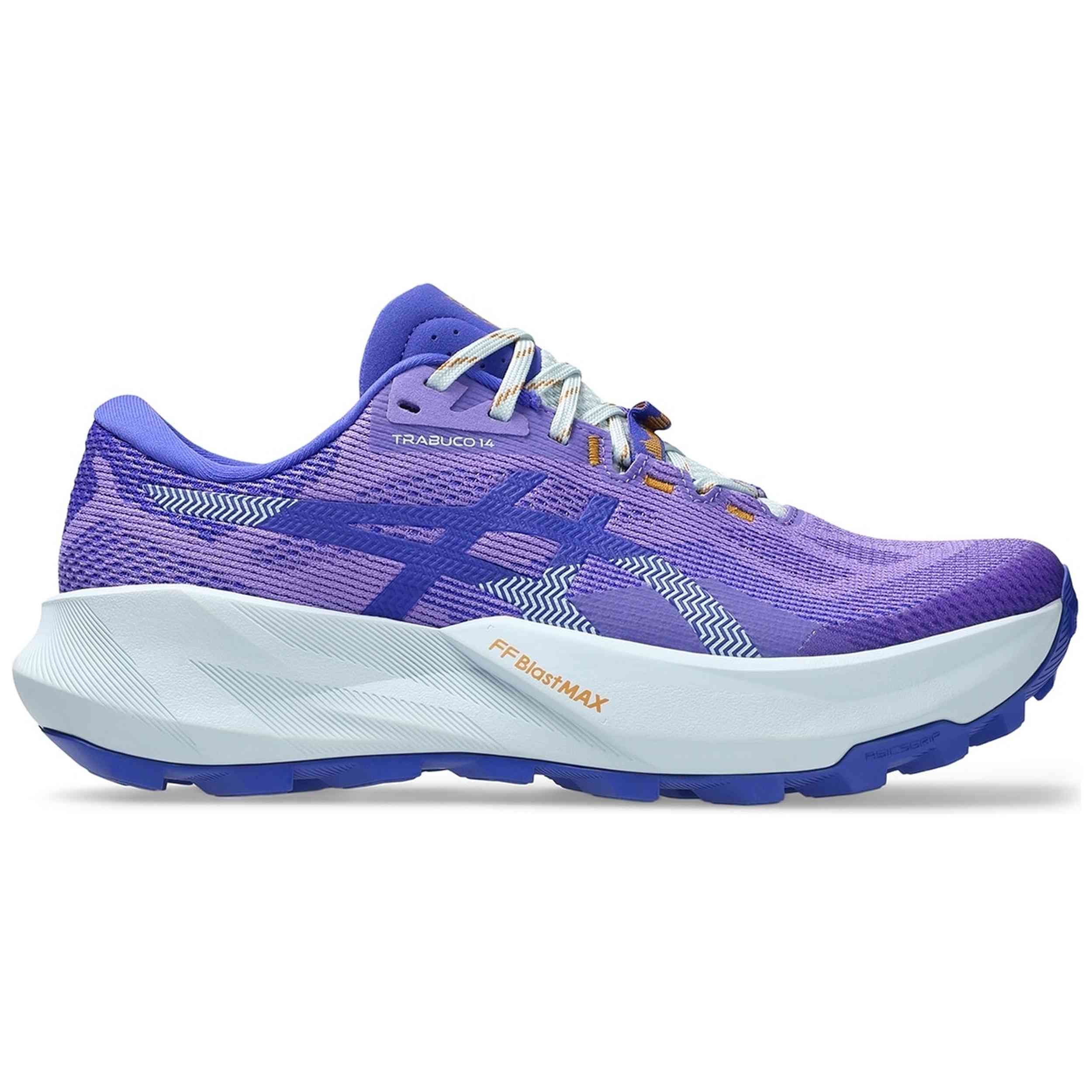 Zapatillas De Running Asics modelo Zapatillas ASICS Trabuco 14 azul violeta blanco mujer para hombre y mujer en color Morado