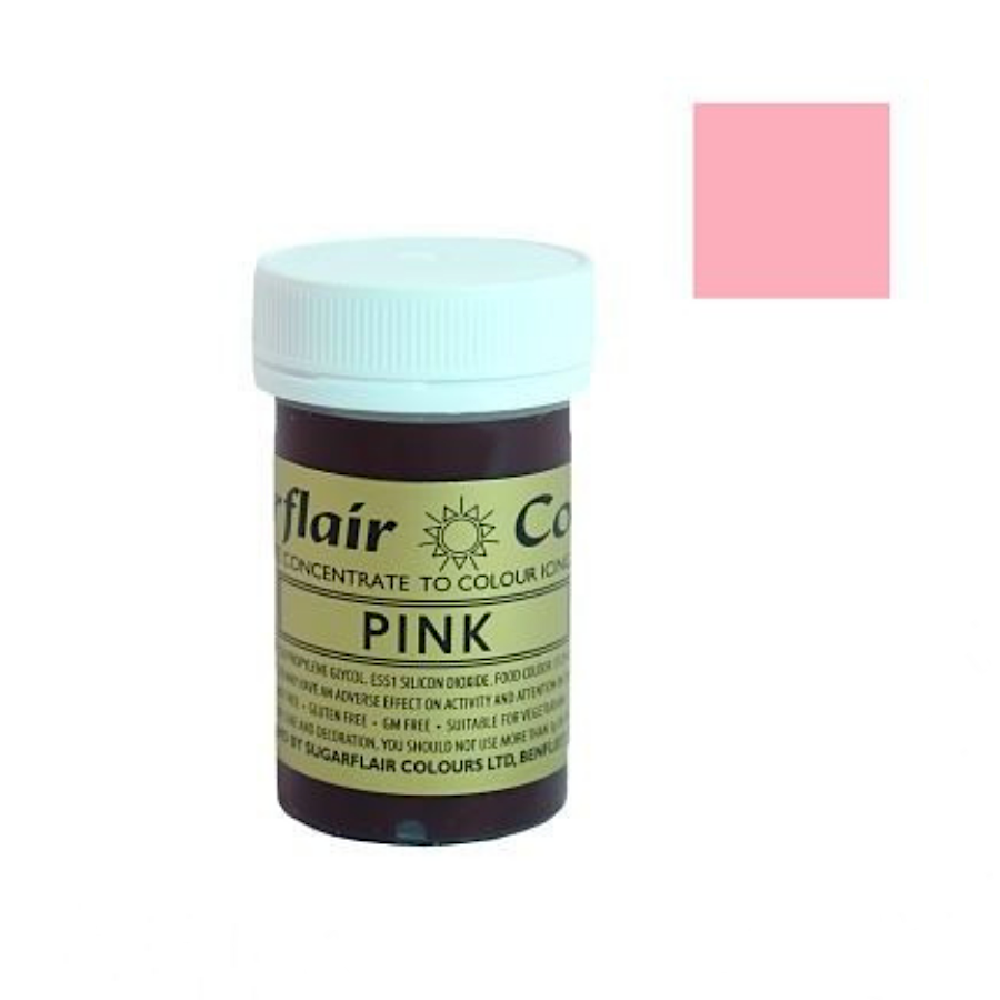 Colorante en Pasta Espectral Sugarflair Rosa 25 G - Ingredientes Especiales