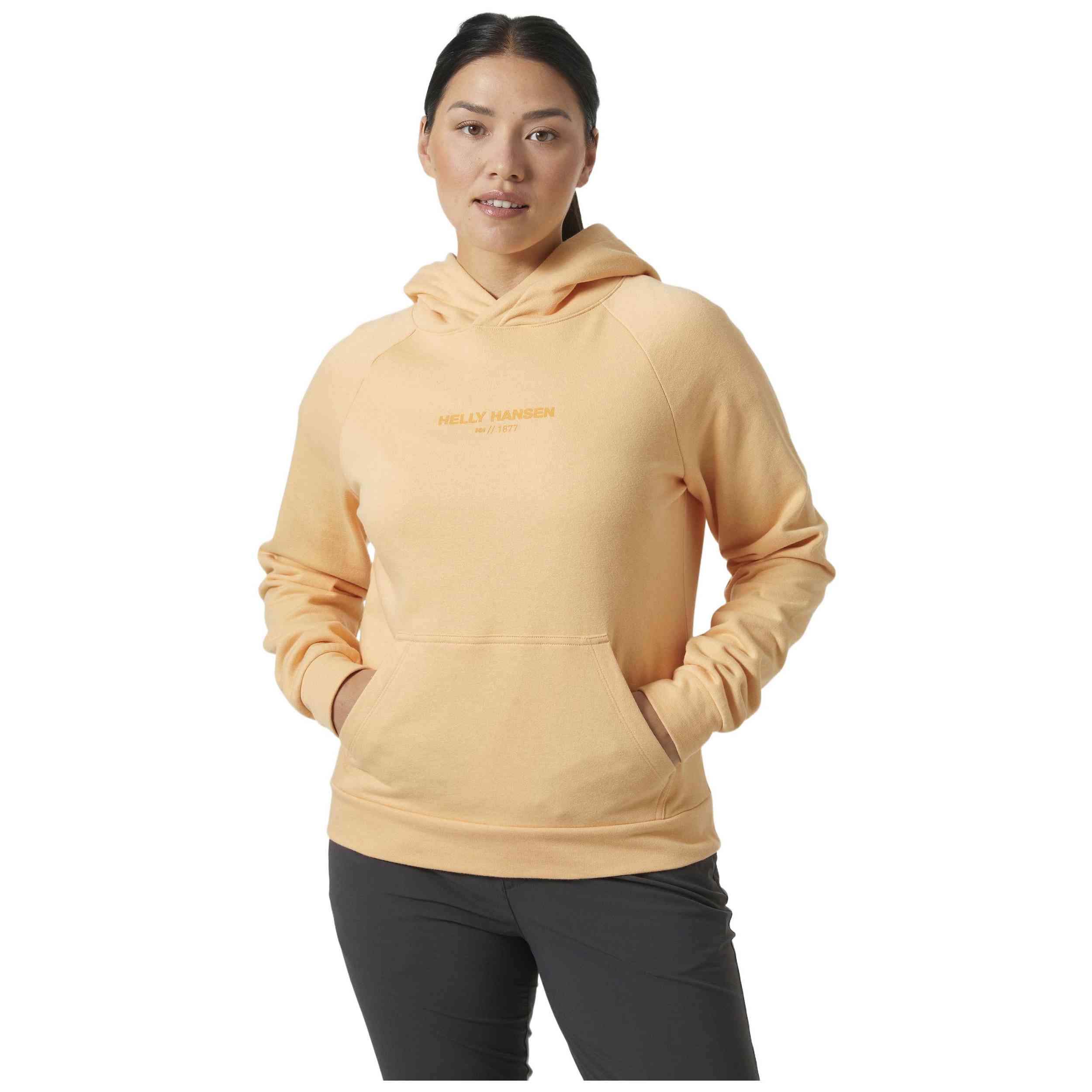 Sudadera Helly Hansen modelo W Core Hoodie en color Naranja